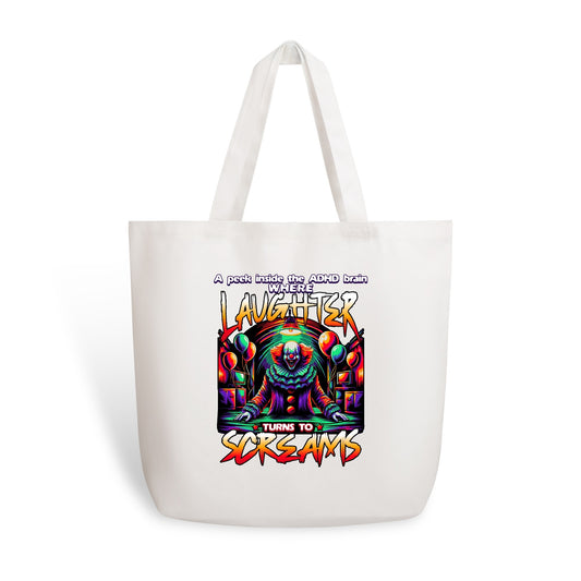 Circus Clowns | 100% Cotton Tote Bag (Single-sided Print)