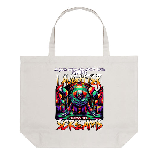Circus Clowns | 100% Cotton Tote Bag (Single-sided Print)
