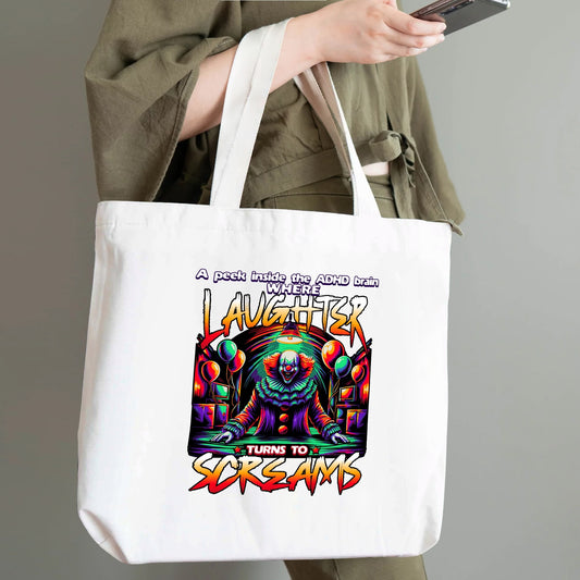 Circus Clowns | 100% Cotton Tote Bag - Eco-Friendly