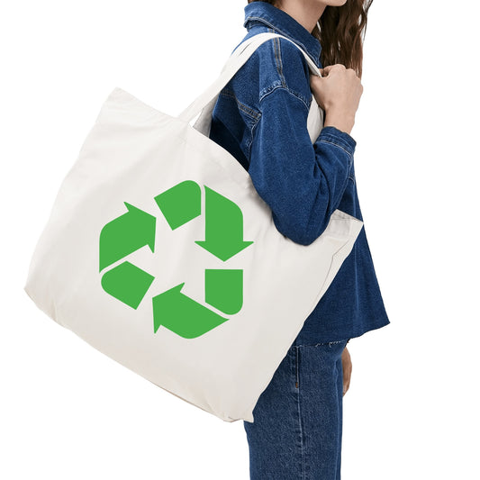Recycling | 100% Cotton Tote Bag - Eco-Friendly