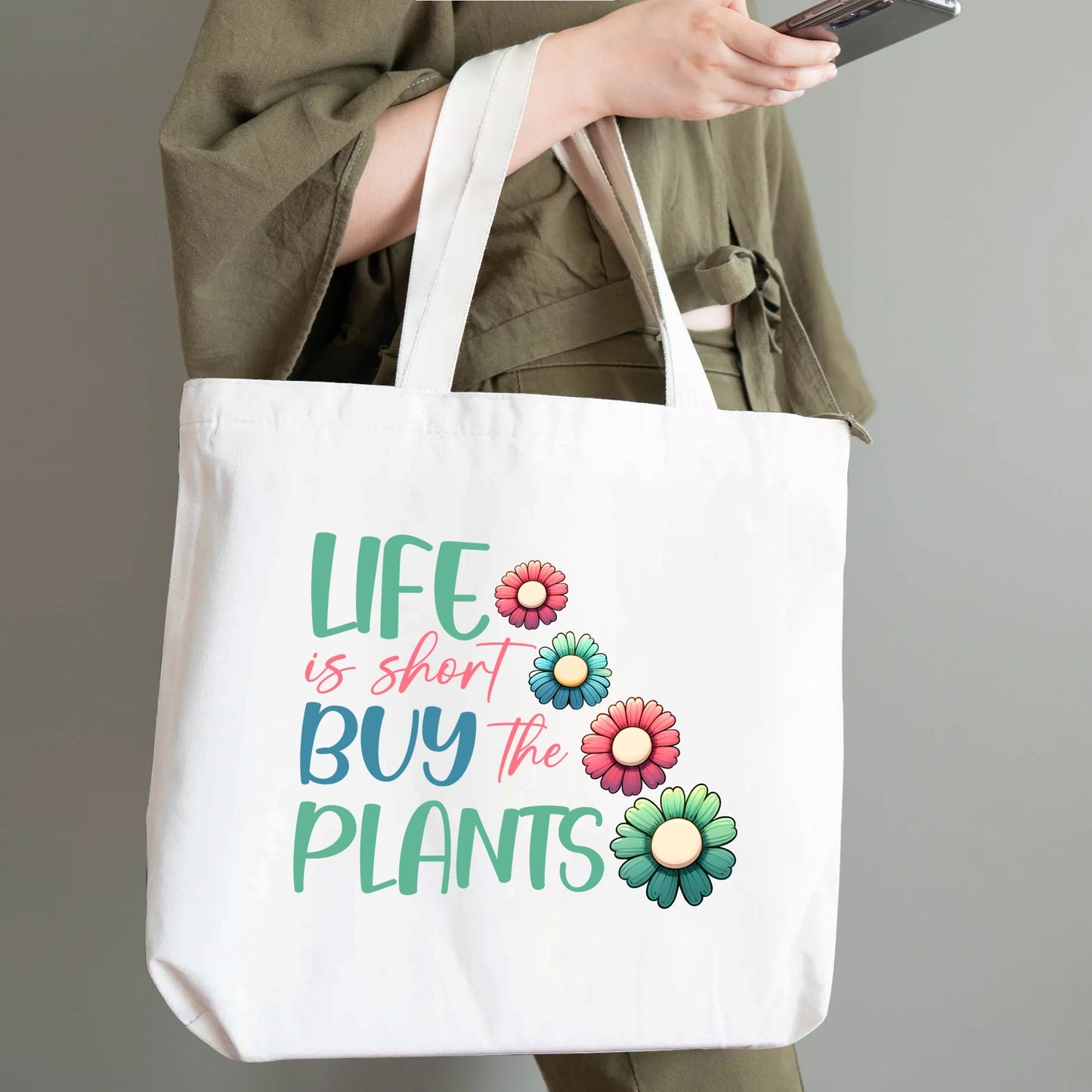 Gardening Fun | 100% Cotton Tote Bag (Single-sided Print)