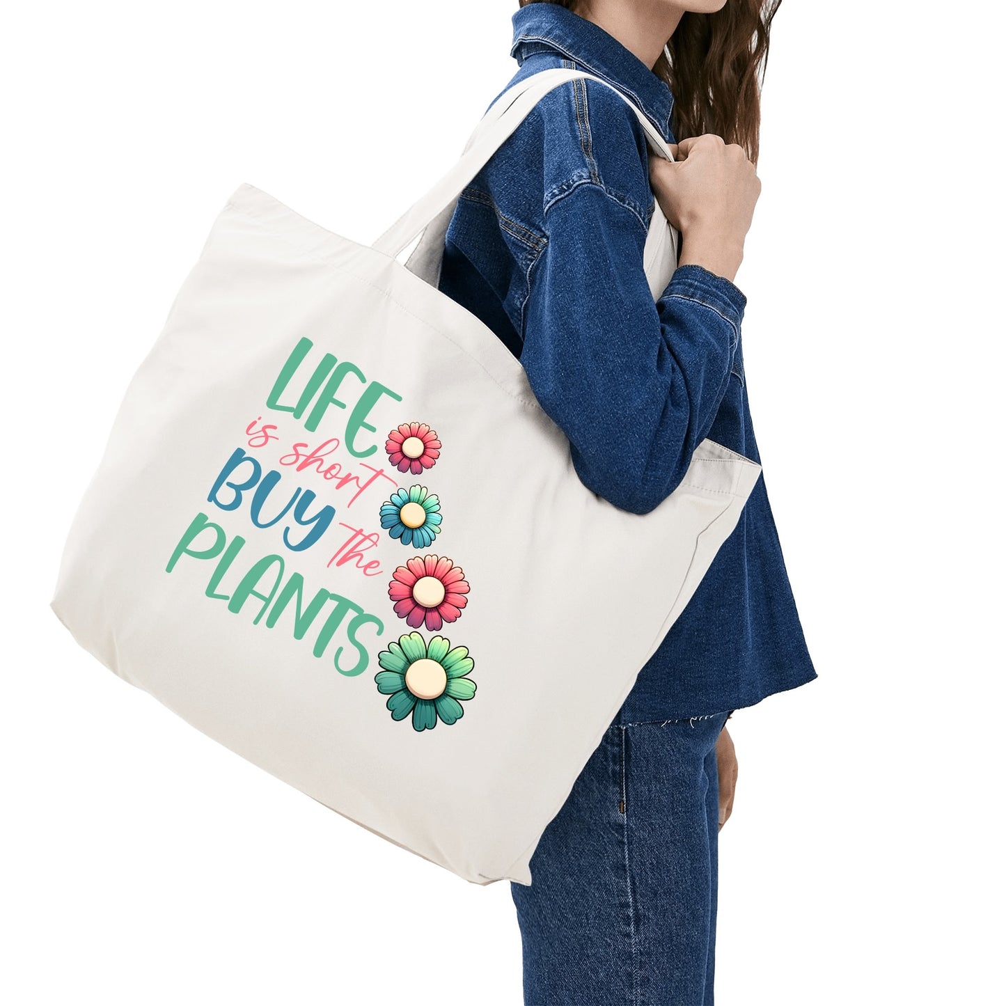 Gardening Fun | 100% Cotton Tote Bag (Single-sided Print)