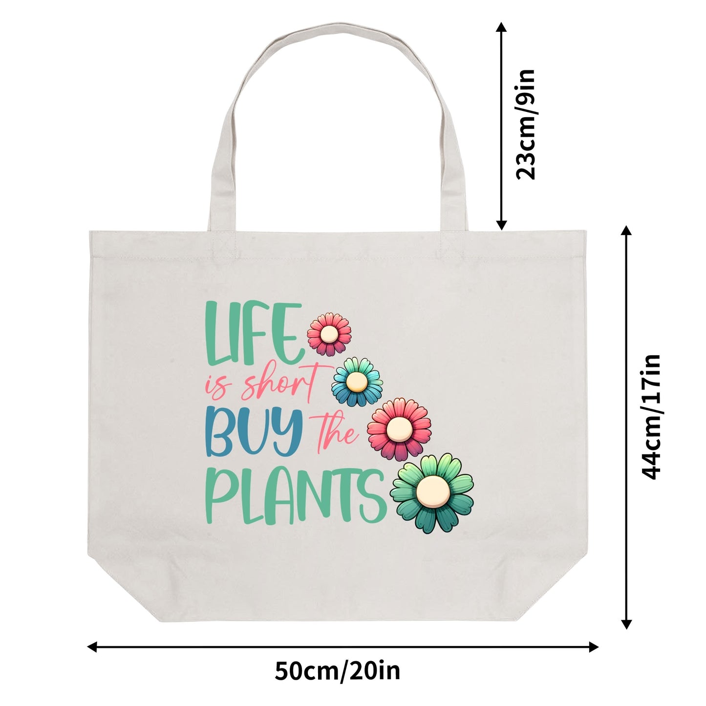 Gardening Fun | 100% Cotton Tote Bag (Single-sided Print)