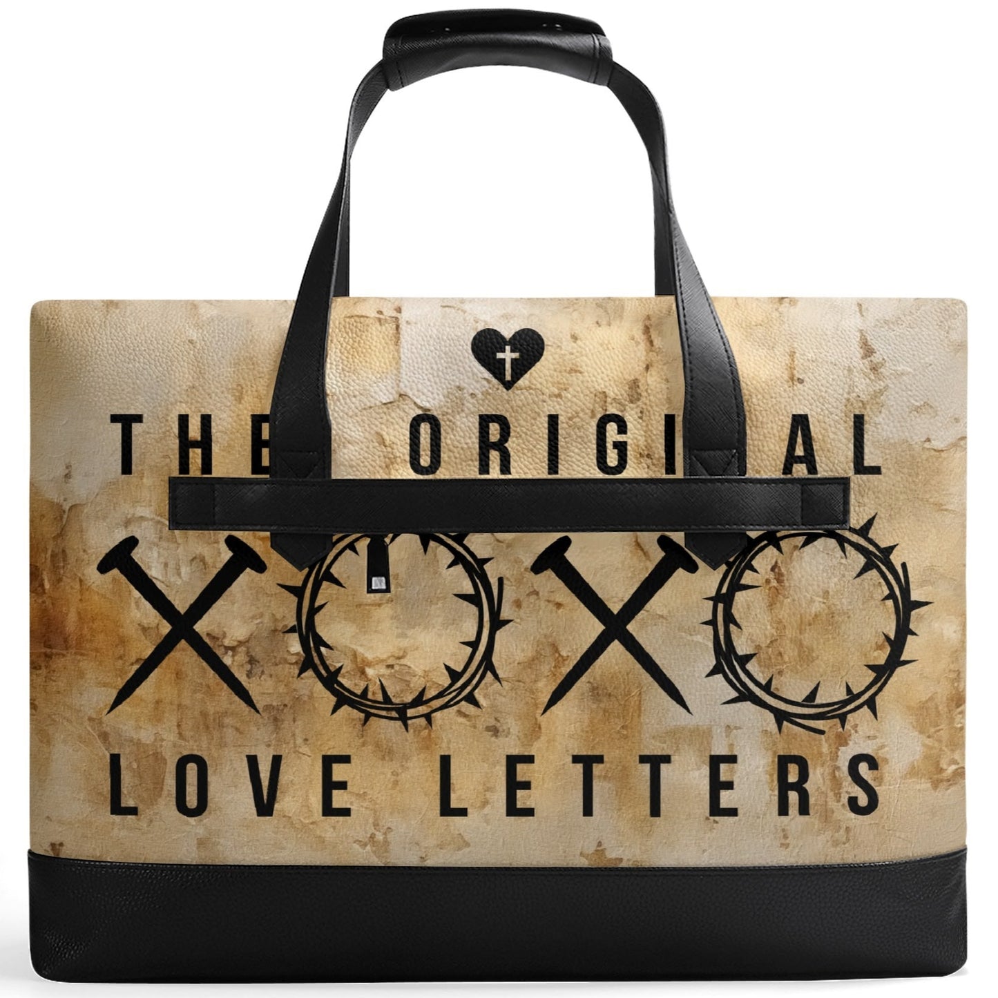 The Original Love Letters | Faux Leather Briefcase | Business Laptop Bag – Classic, Durable, Water-Resistant