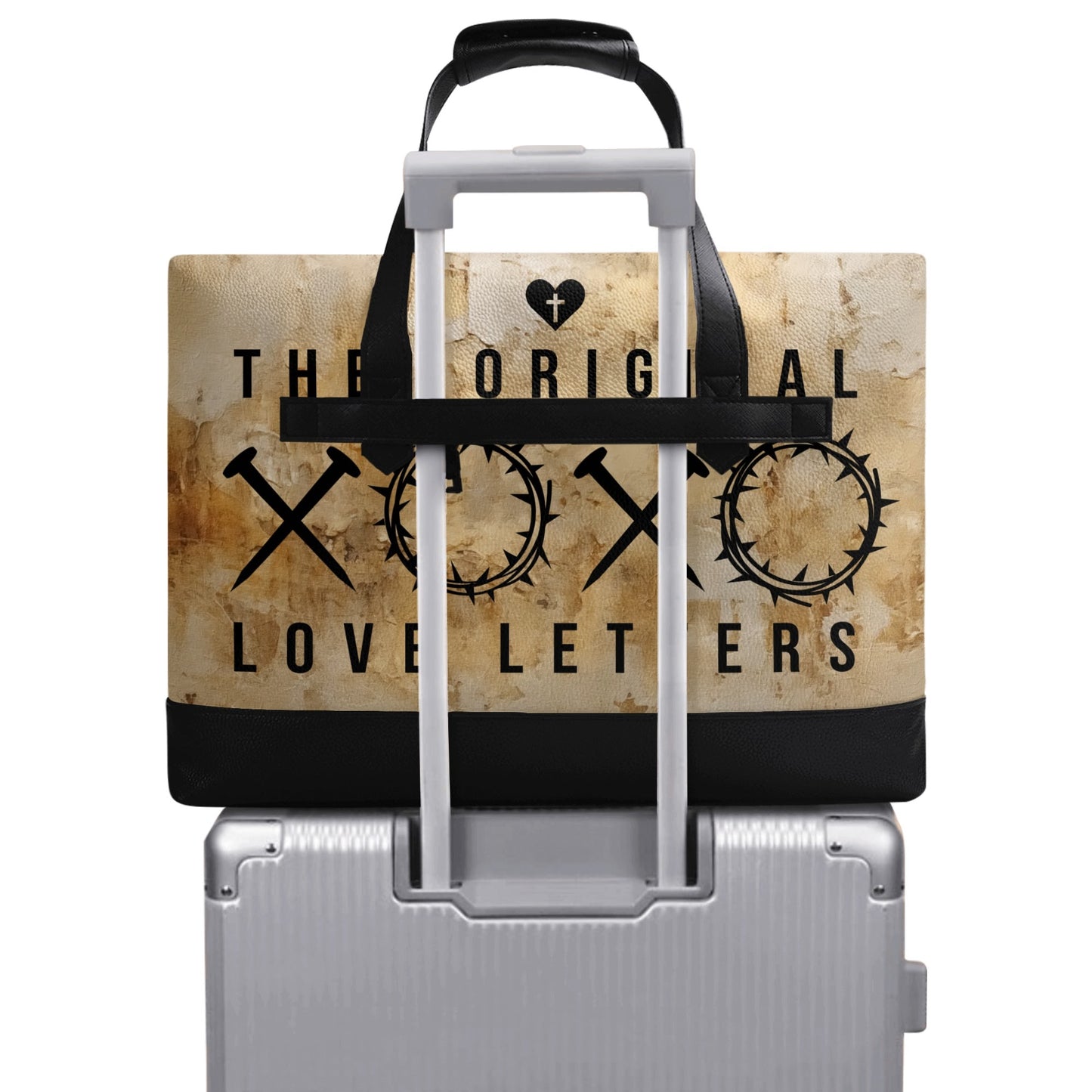 The Original Love Letters | Faux Leather Briefcase | Business Laptop Bag – Classic, Durable, Water-Resistant