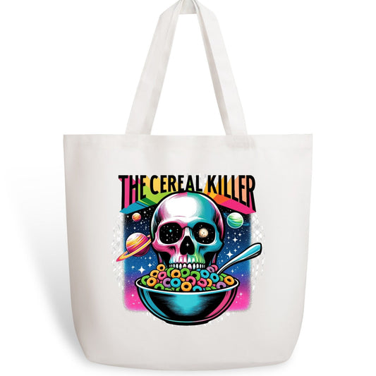 Funny Cereal Killer Skeleton Eating colourful Loop cereal