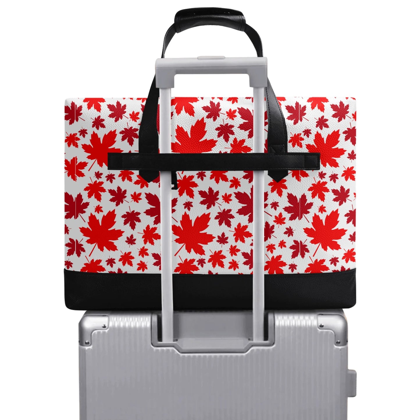 Canadian Maples | Faux Leather Briefcase | Business Laptop Bag – Classic, Durable, Water-Resistant