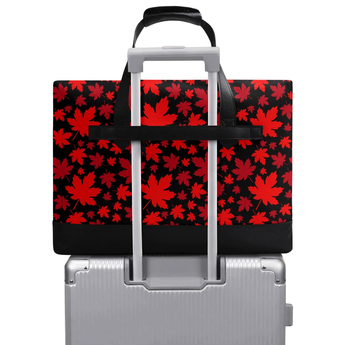Canadian Maples | Faux Leather Briefcase | Business Laptop Bag – Classic, Durable, Water-Resistant