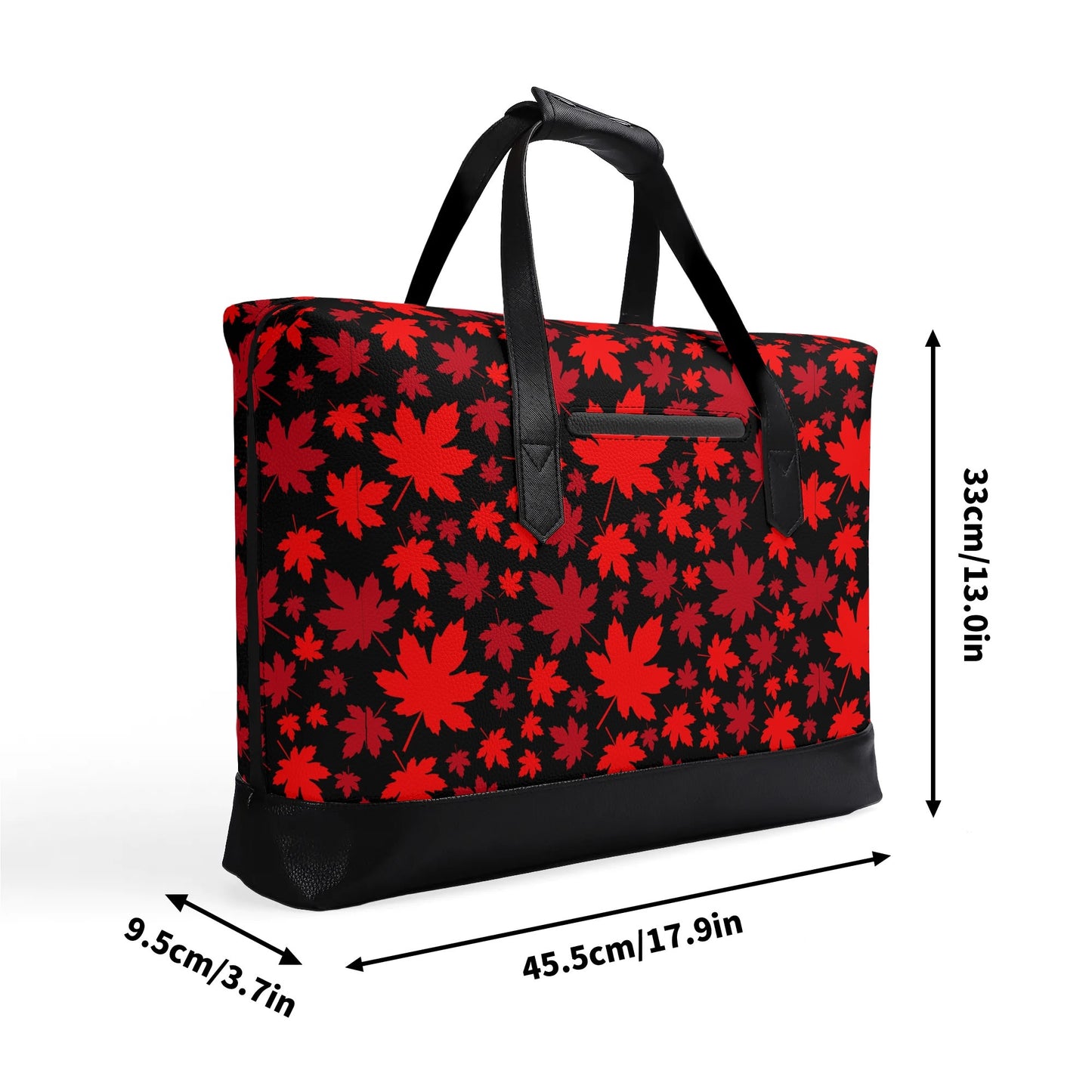 Canadian Maples | Faux Leather Briefcase | Business Laptop Bag – Classic, Durable, Water-Resistant