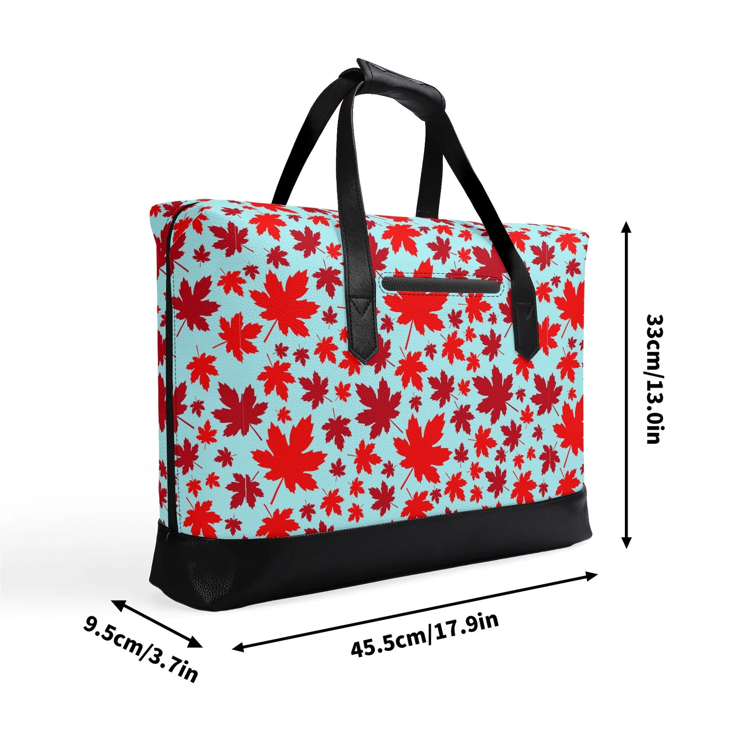 Canadian Maples | Faux Leather Briefcase | Business Laptop Bag – Classic, Durable, Water-Resistant