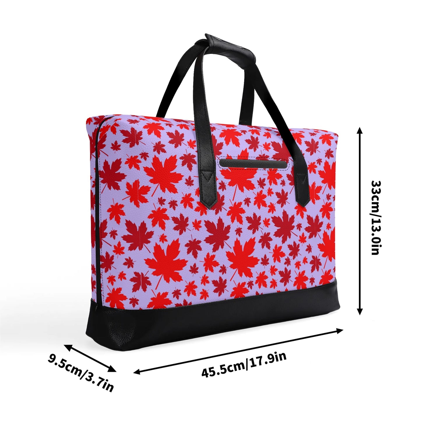 Canadian Maples | Faux Leather Briefcase | Business Laptop Bag – Classic, Durable, Water-Resistant