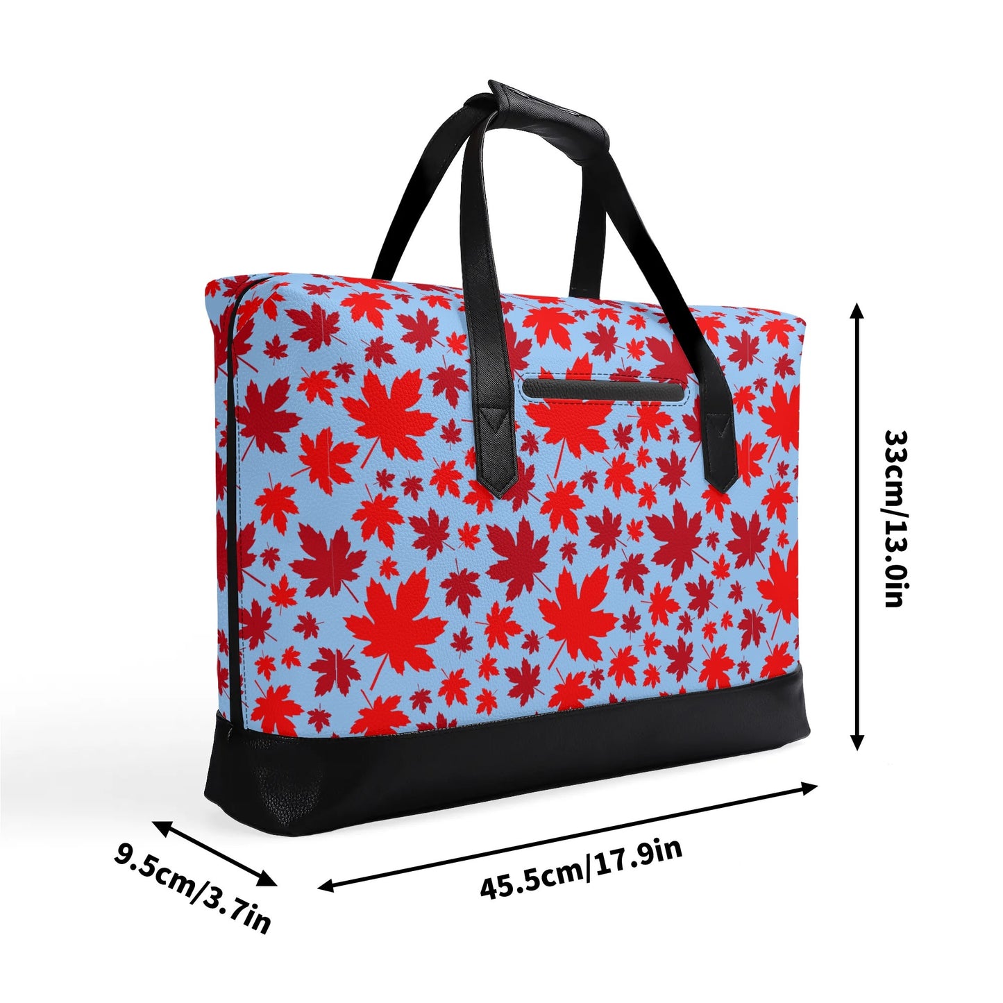 Canadian Maples | Faux Leather Briefcase | Business Laptop Bag – Classic, Durable, Water-Resistant