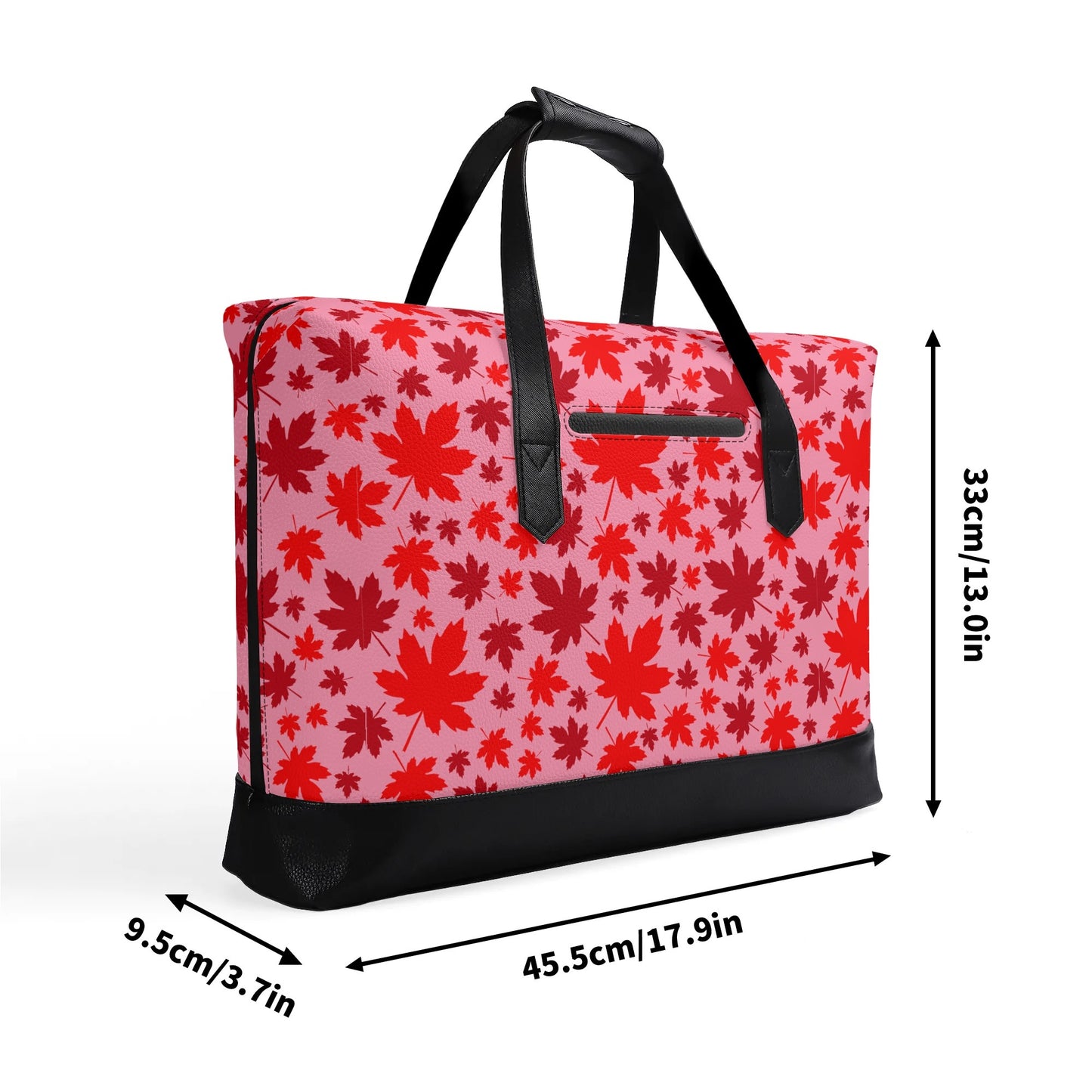 Canadian Maples | Faux Leather Briefcase | Business Laptop Bag – Classic, Durable, Water-Resistant