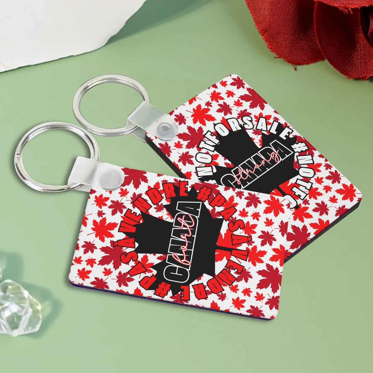 #NOTFORSALE/#PASAVENDRE Keychains | Double-Sided, Unique Designs, Perfect for Luggage & Keys