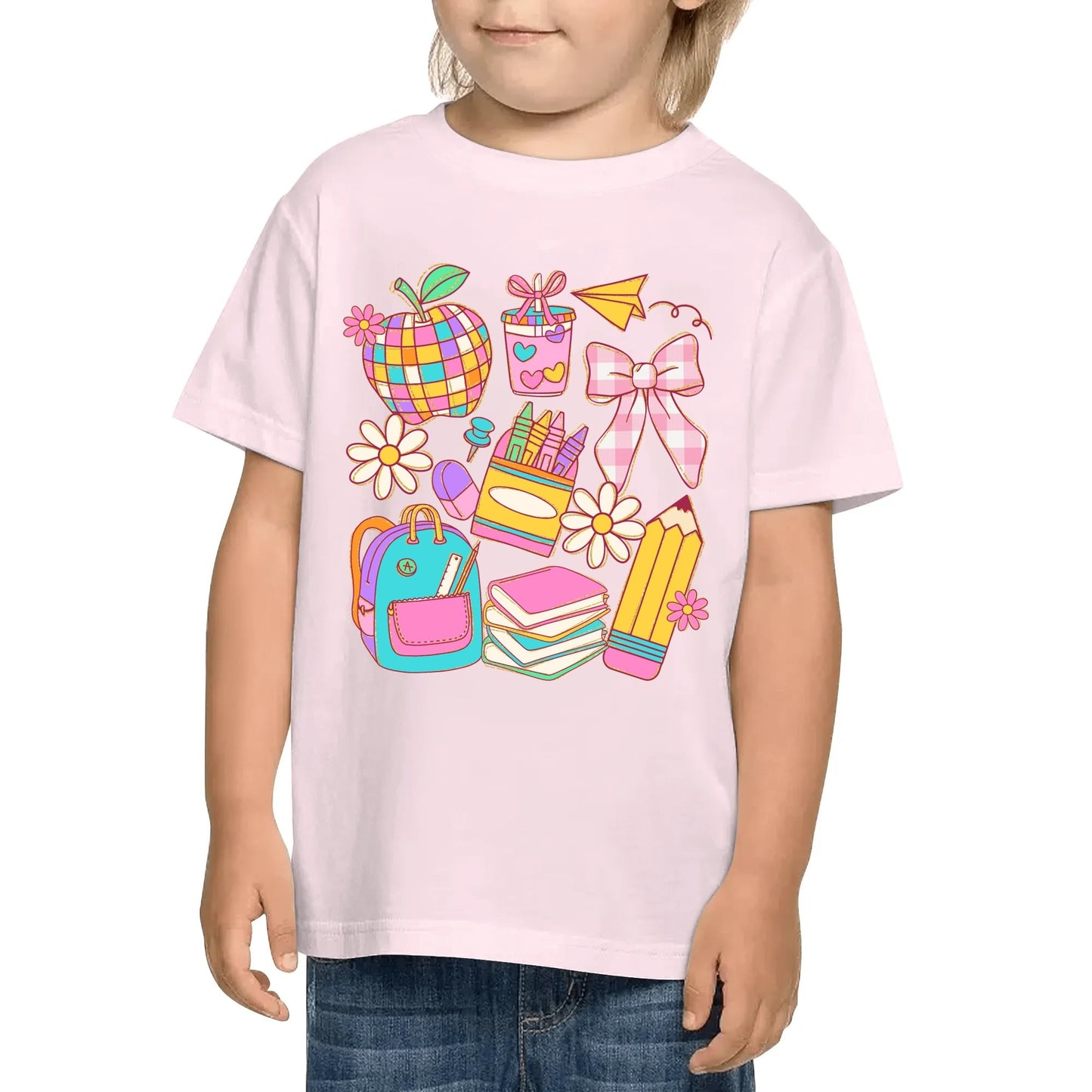 Back to School | Kids 100% Soft Cotton T-Shirt - BOHO – Pure Comfort
