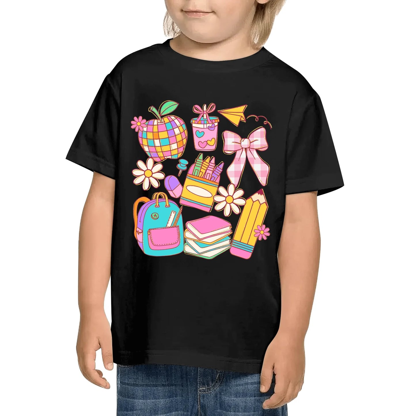 Back to School | Kids 100% Soft Cotton T-Shirt - BOHO – Pure Comfort