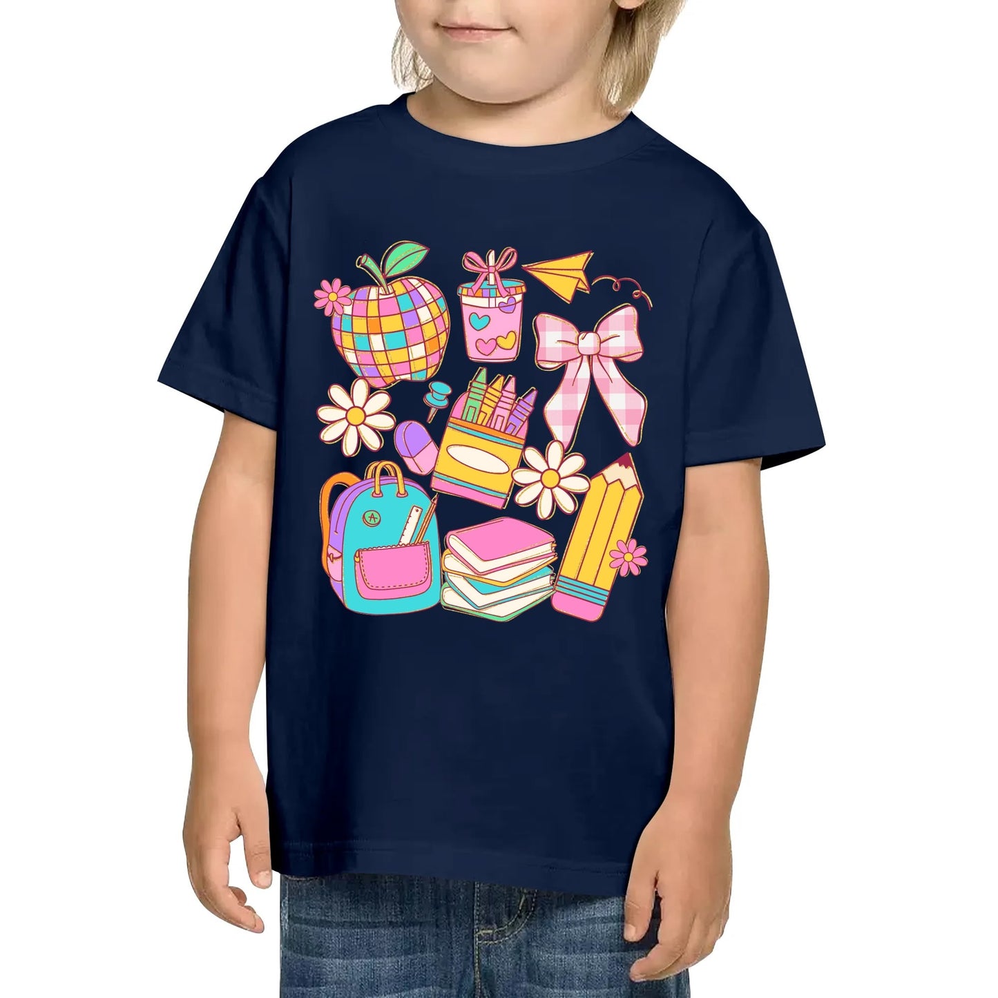 Back to School | Kids 100% Soft Cotton T-Shirt - BOHO – Pure Comfort