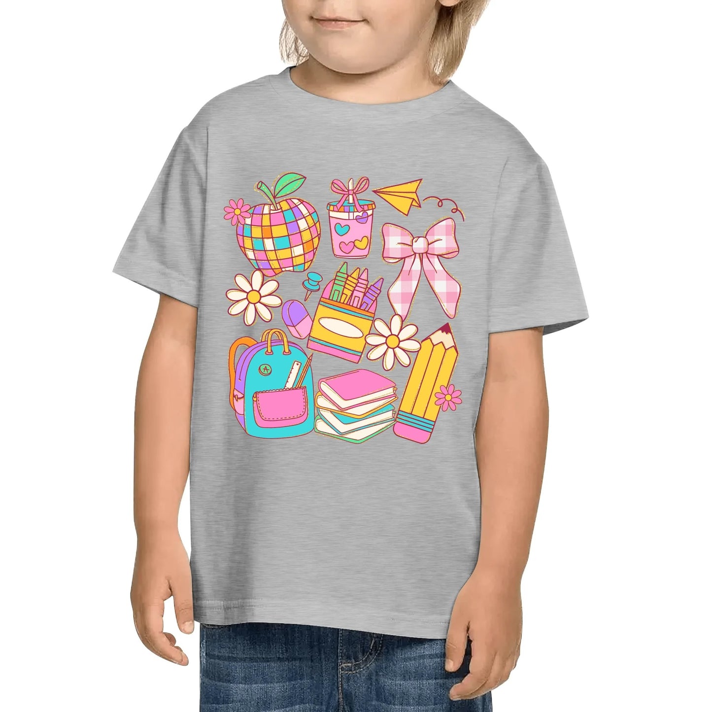 Back to School | Kids 100% Soft Cotton T-Shirt - BOHO – Pure Comfort