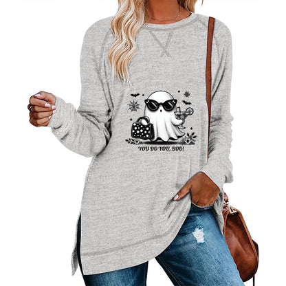 You Do You, Boo!  - Women's Long Sleeve Halloween Raglan Sweater