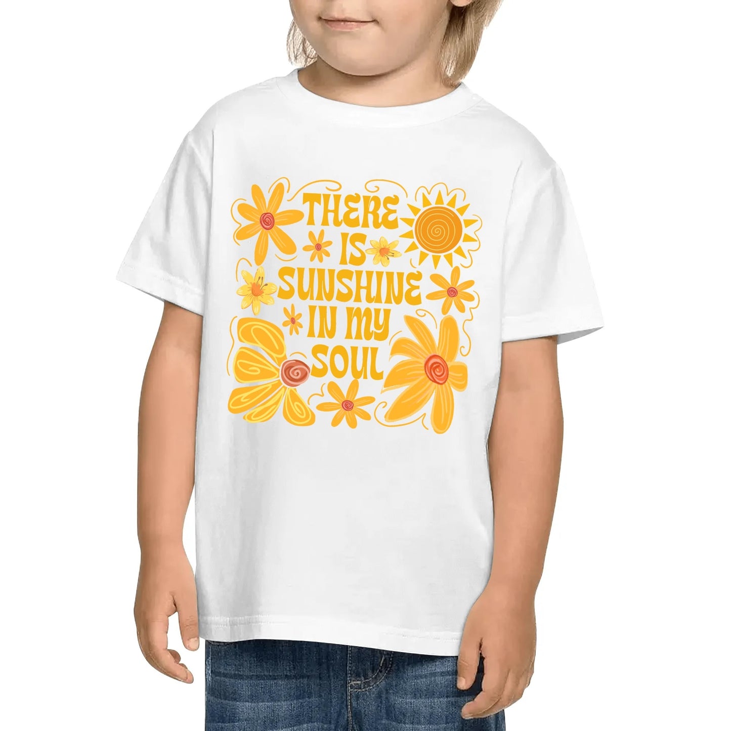 There is Sunshine in My Soul | Kids 100% Soft Cotton T-Shirt – Pure Comfort