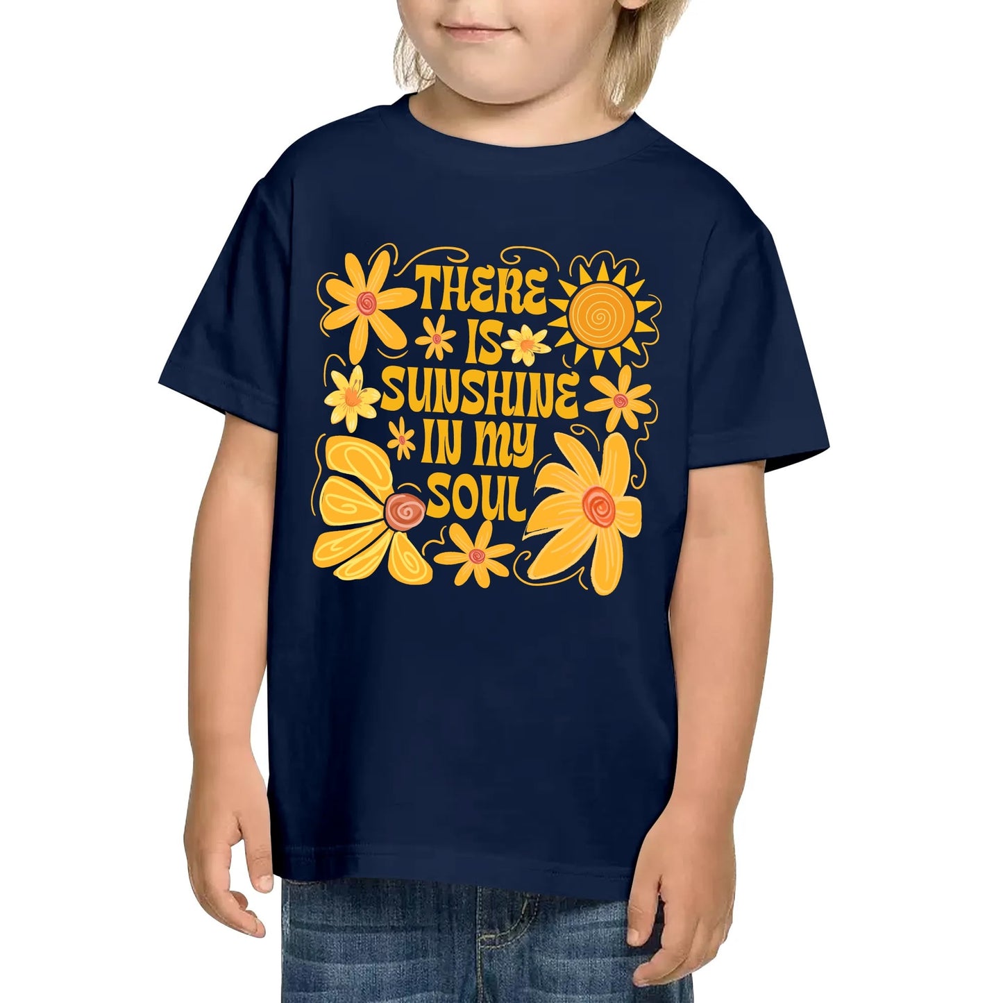 There is Sunshine in My Soul | Kids 100% Soft Cotton T-Shirt – Pure Comfort