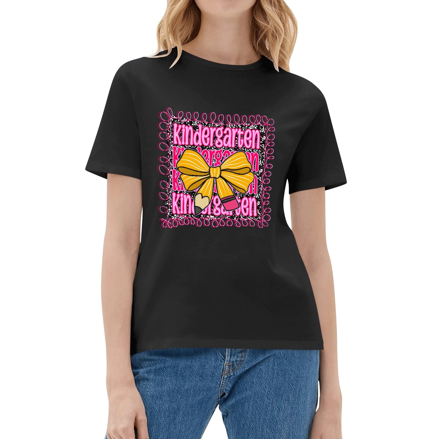 Kindergarten | Women's 100% Soft Cotton T-Shirt - Comfortable & Bold