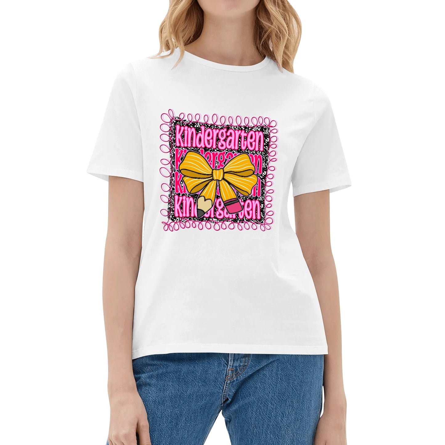 Kindergarten | Women's 100% Soft Cotton T-Shirt - Comfortable & Bold