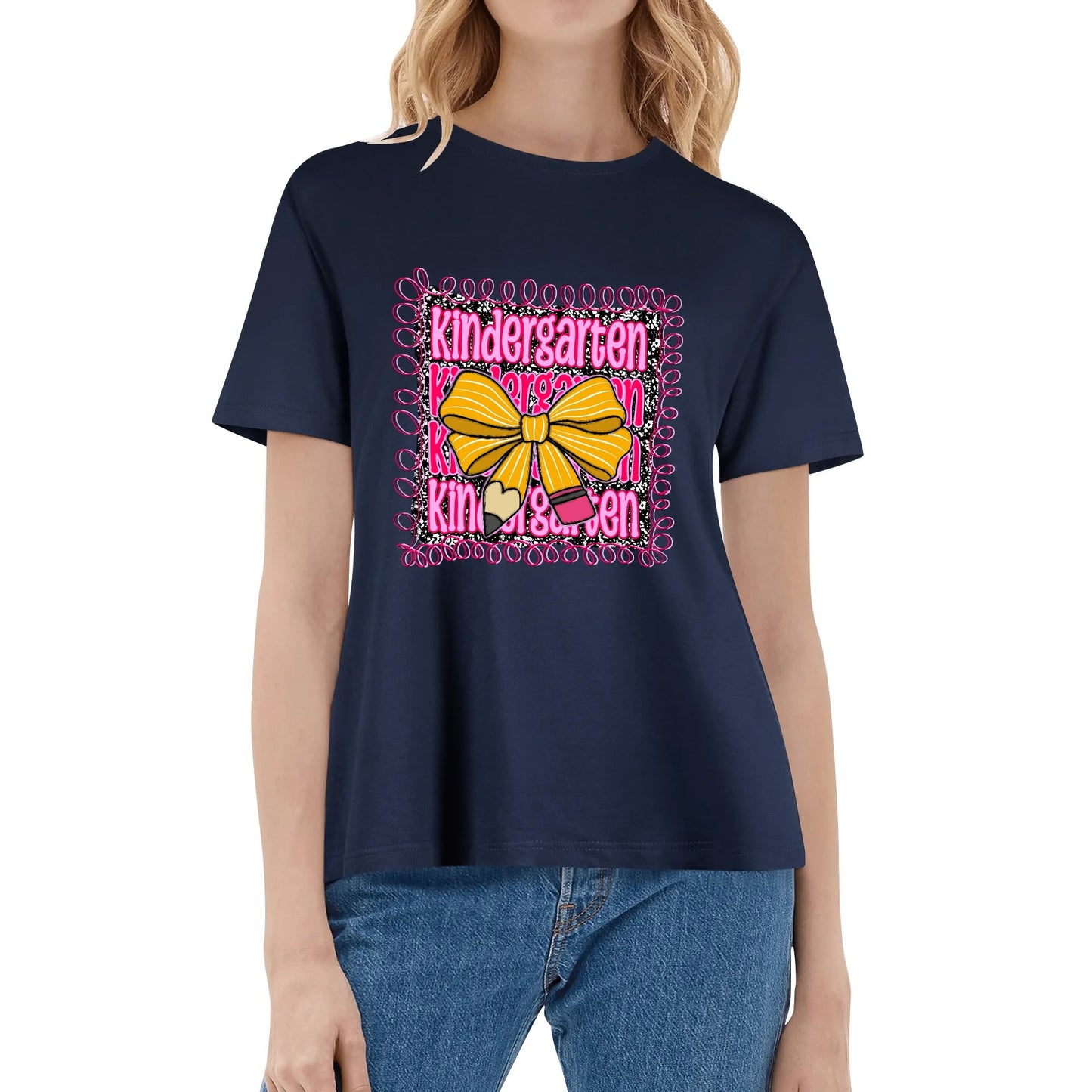 Kindergarten | Women's 100% Soft Cotton T-Shirt - Comfortable & Bold