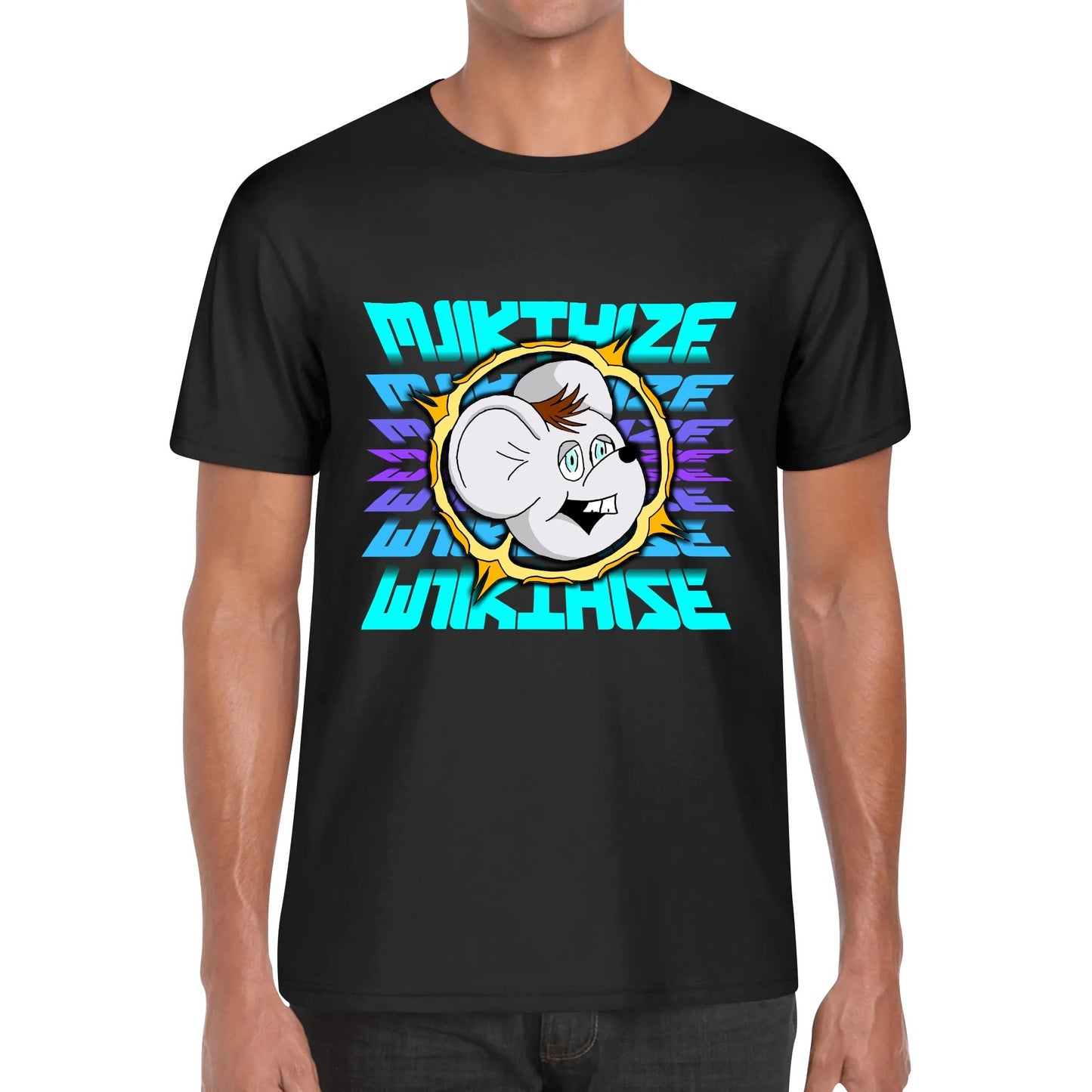 MjikThize DE Streamer | Mens 100% Soft Cotton T-Shirt - Comfortable & Fun