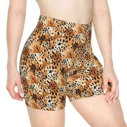 Leopard Print Women's Sleep Shorts