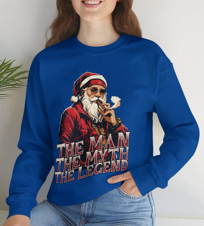 Santa, The Man, The Myth, The Legend - Popular Classic Unisex Heavy Blend Crewneck Sweatshirt