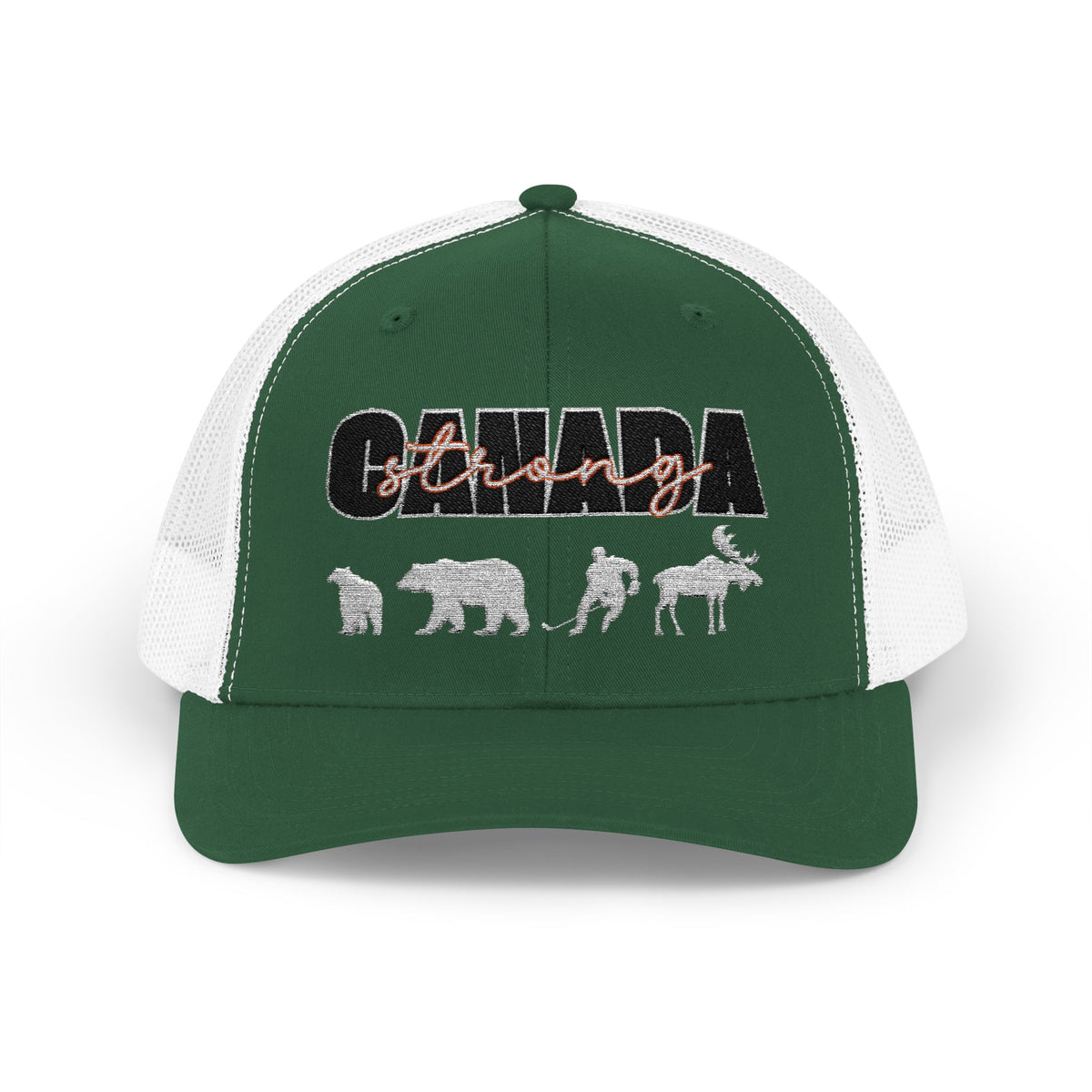 Canada Strong | Snapback Trucker Cap - White