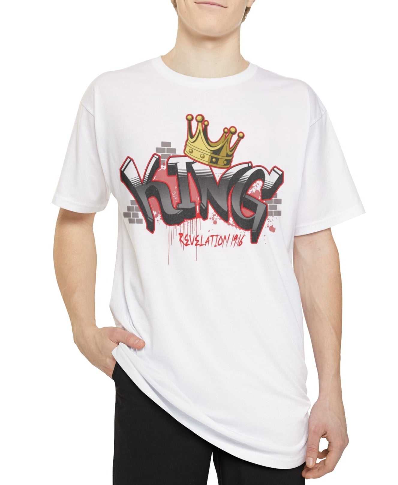 King of kings and Lord of lords Unisex Long Body Urban Tee. Revelation 19:16