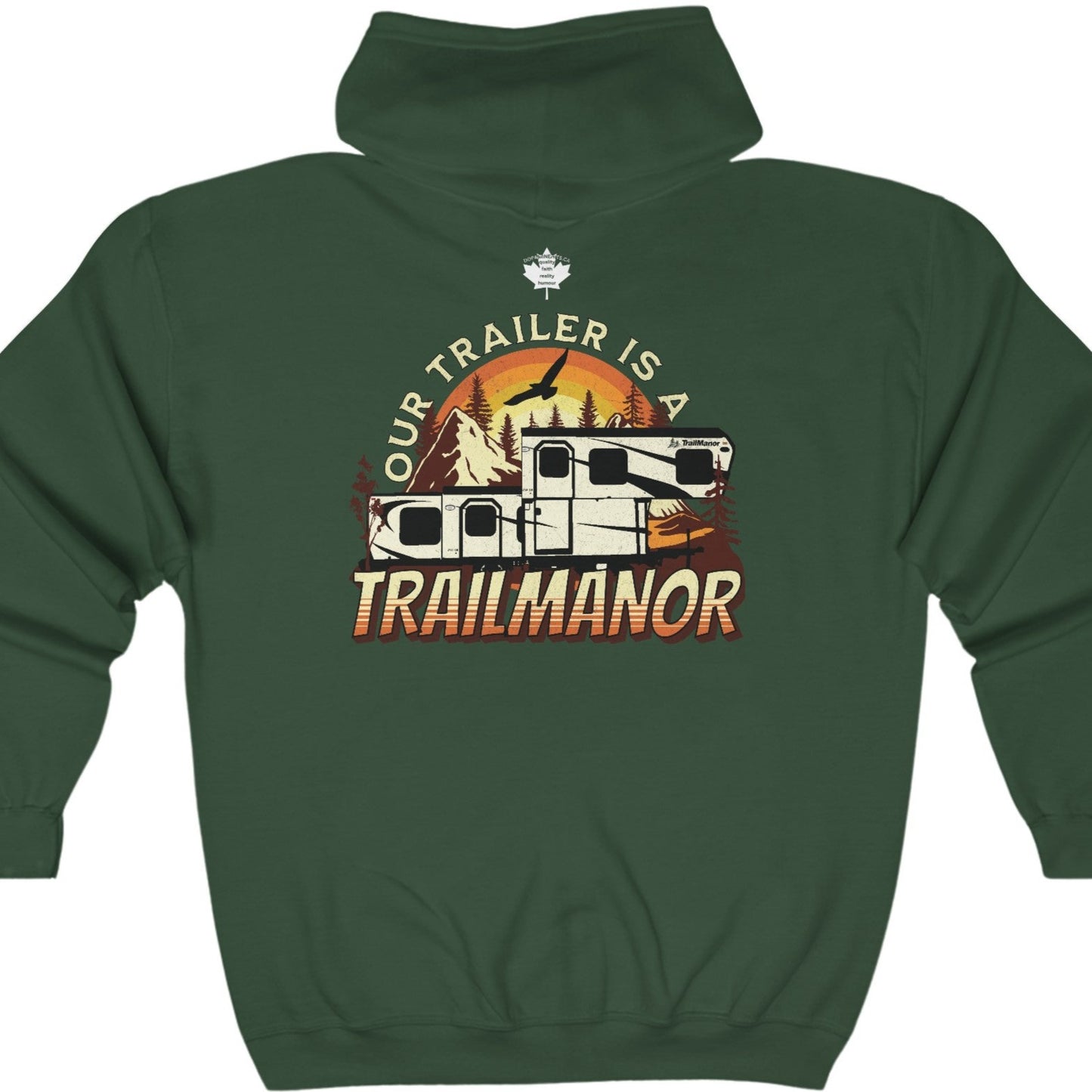 Our Trailer is a TrailManor CO-PILOT - Unisex Heavy Blend™ Full Zip Hooded Sweatshirt - Zip-Up Hoodie