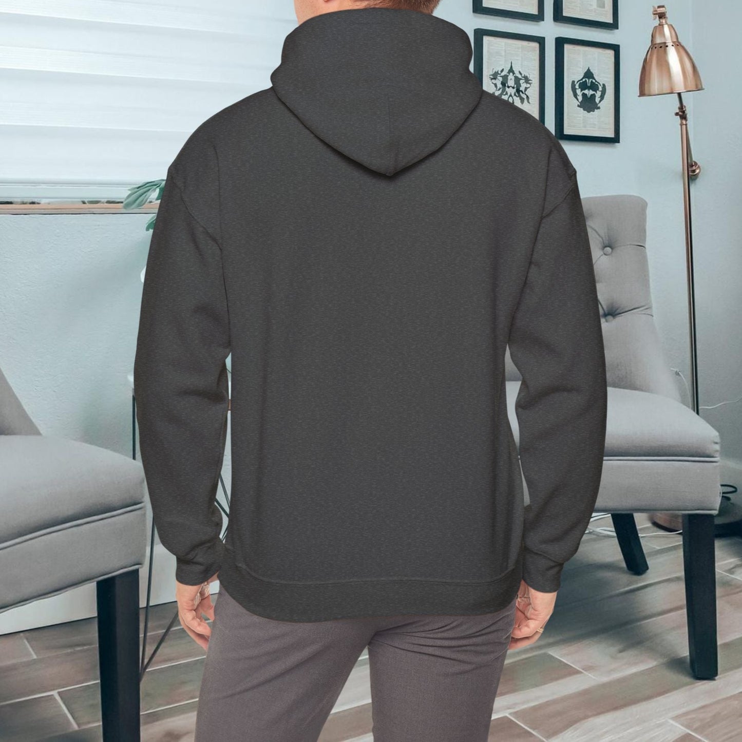 Headphones On - World Off - Unisex Heavy Blend™ Hoodie -  ADHD Sensitivities Awareness Focus