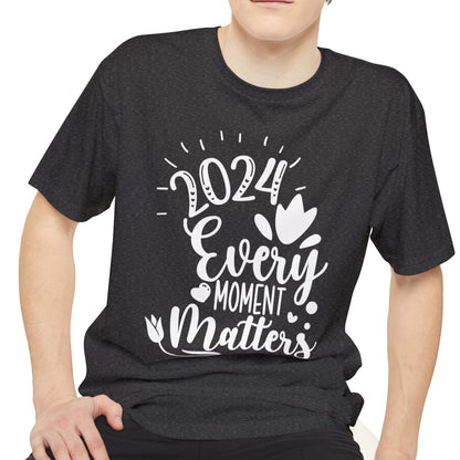 In 2024, Every Moment Matters -  Unisex Long Body Urban Street Tee - New Years T-shirt