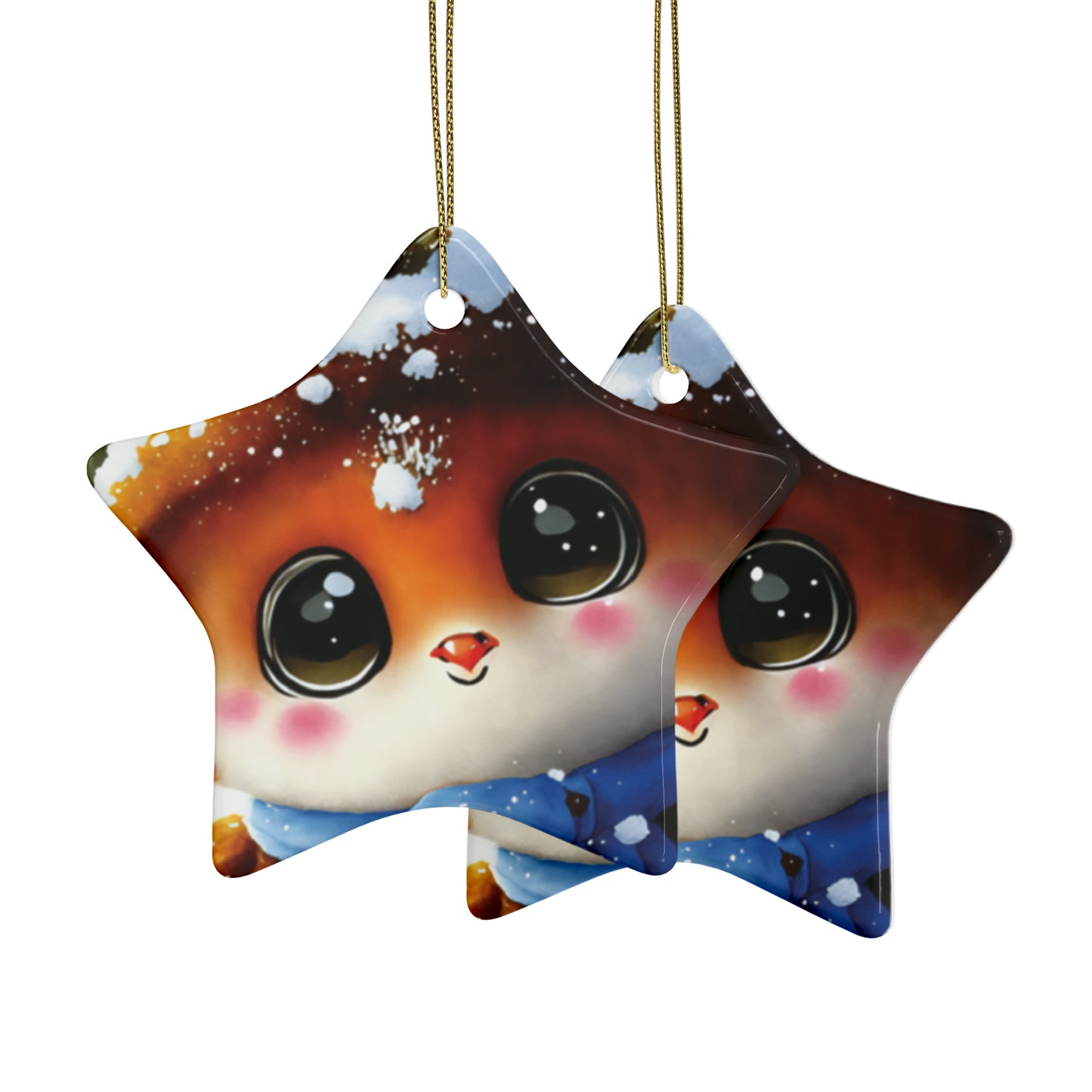 Woodland Creature | Ceramic Ornaments (1pcs, 5pcs, 10pcs, 20pcs) - 6