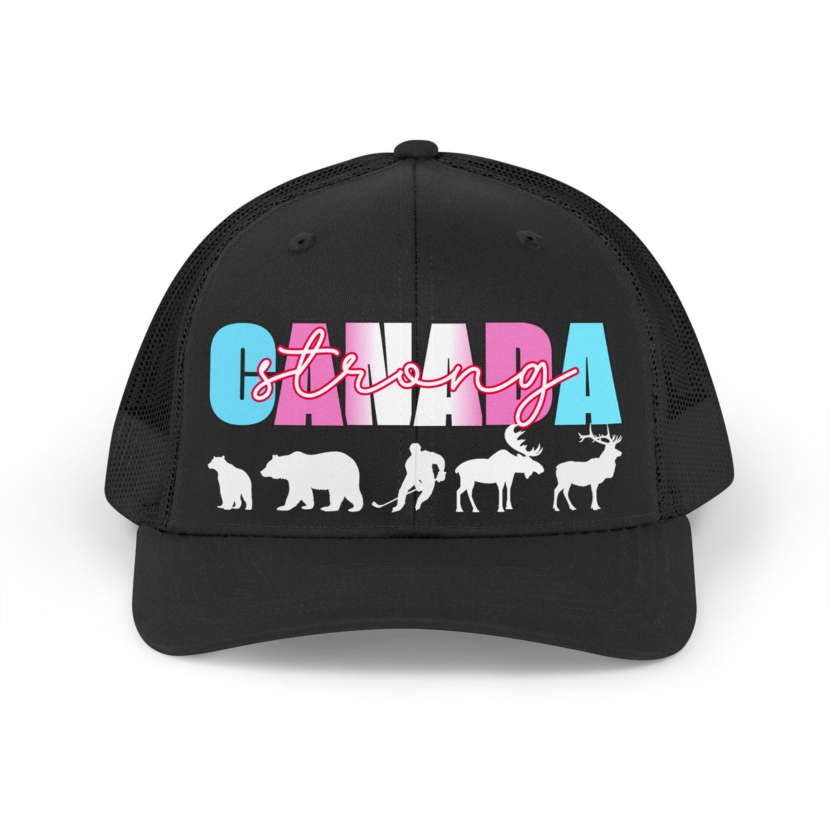Trans CANADA Strong | Trucker Retro Snapback Hat