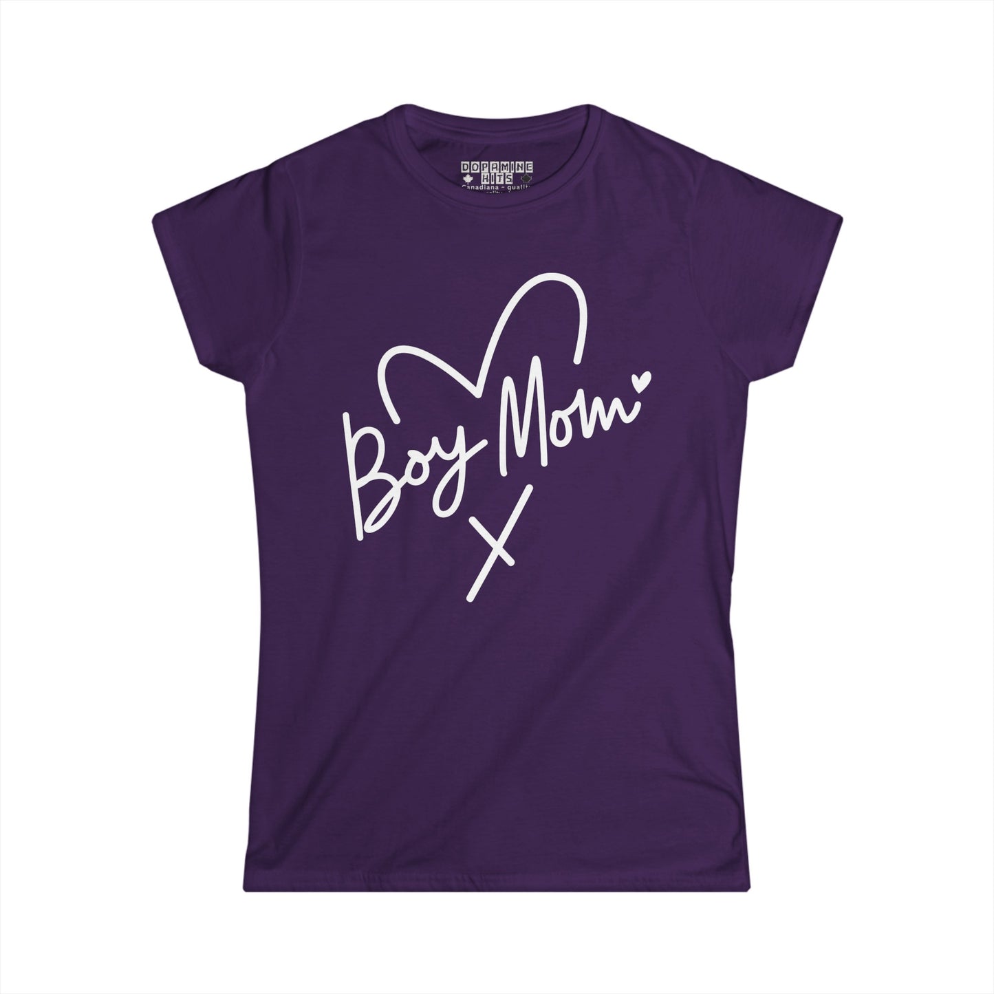 Boy Mom - Women's 100% Cotton Softstyle Tee