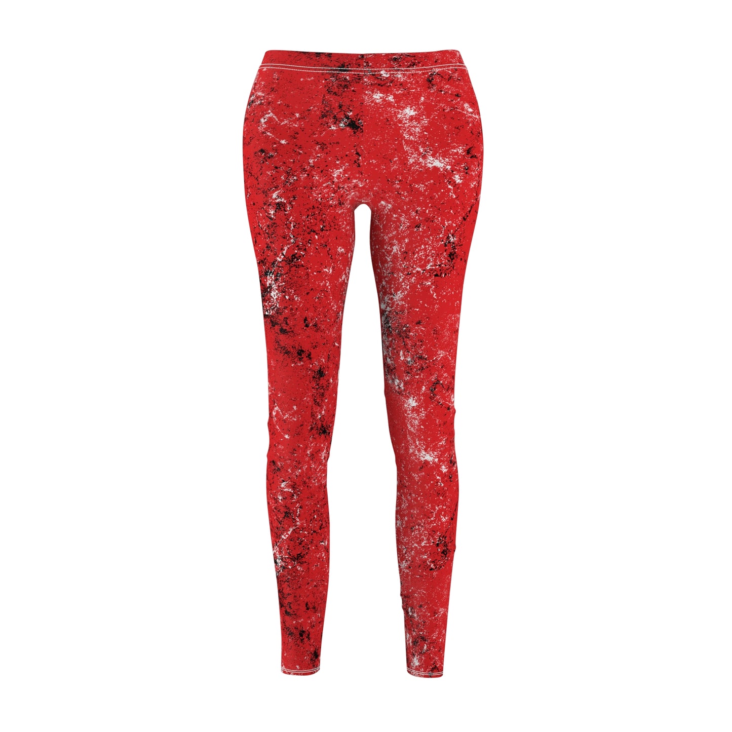 Grunge Collection - CANDY APPLE RED - Women's Cut & Sew Casual Leggings