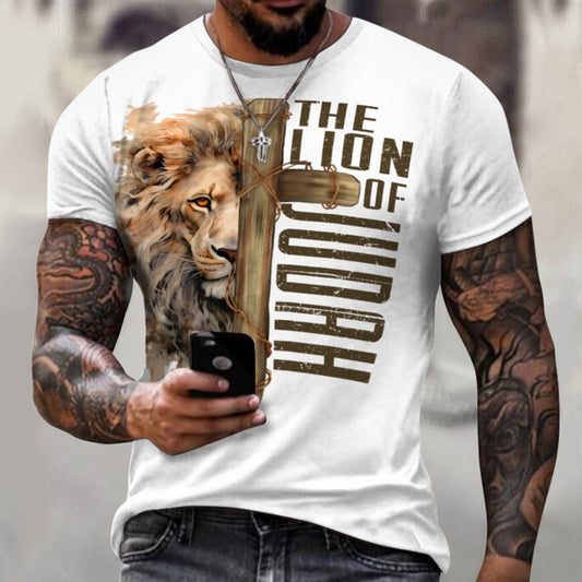 The Lion Of Judah - Men's Cotton Tee