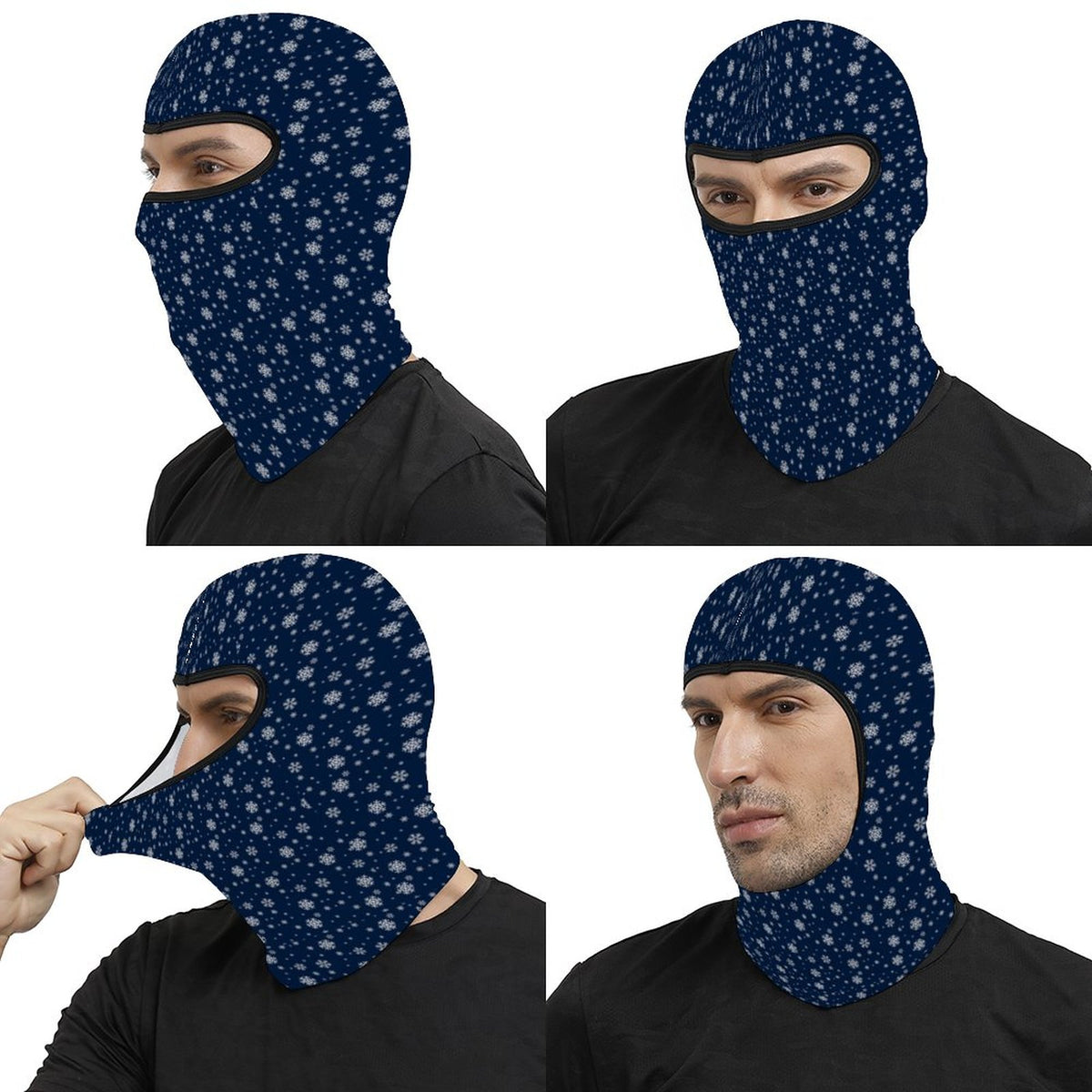 Snowfall | Full Face Balaclava Mask - Stretchy All-Season Outdoor Face Covering