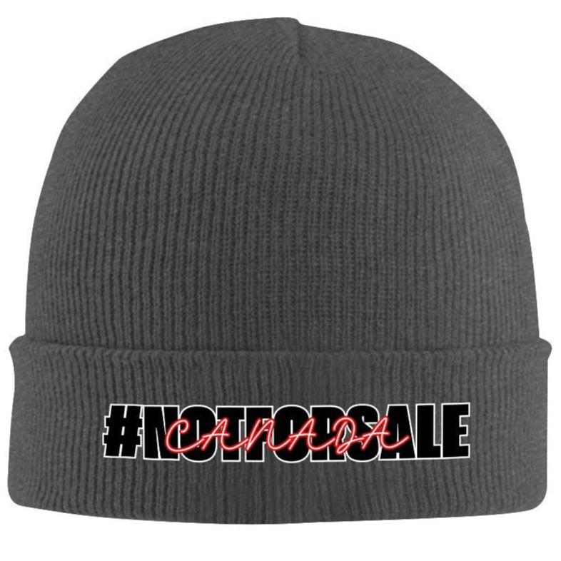 Canada is #NOTFORSALE - Cozy Acrylic Knit Toque – Lightweight & Warm Winter Hat