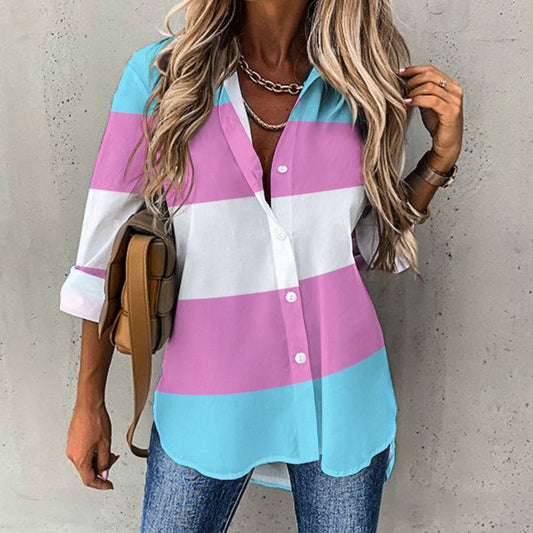 Share Your Colours | Women’s Irregular Cotton Shirt – Wear Your Flag