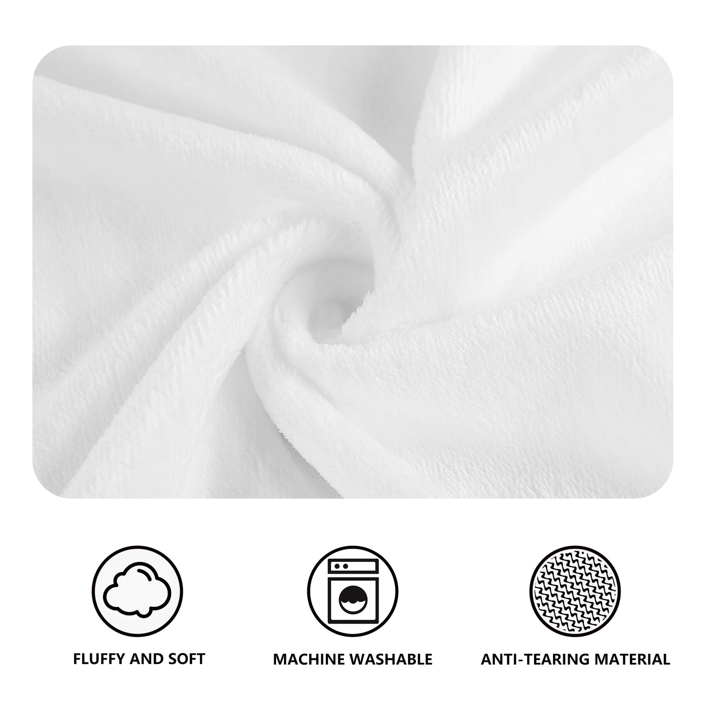 Long Vertical Flannel Breathable Blanket 4 Sizes