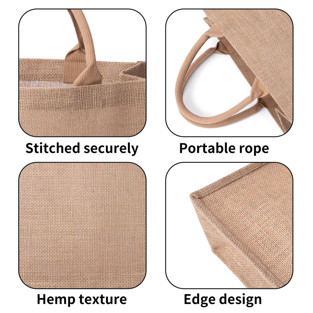 Hello Pumpkin My Old Friend - Eco-Friendly Reusable Jute Burlap Tote Bag - Celebrating Fall!