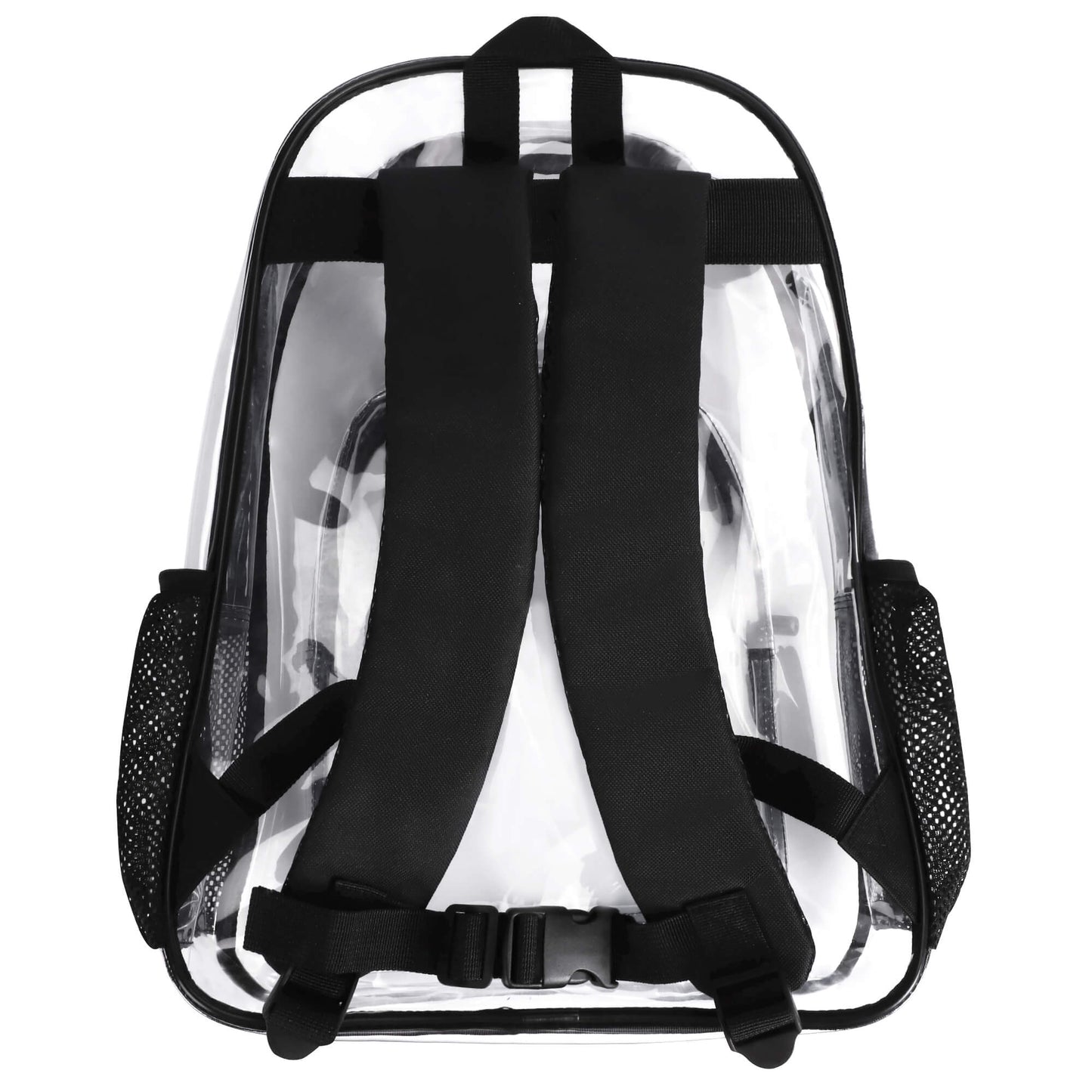 Hip Hop Rabbit - Stadium Approved Clear Backpack, Heavy Duty PVC Design for College, Work & Travel, with Adjustable Straps & Quick Security Check