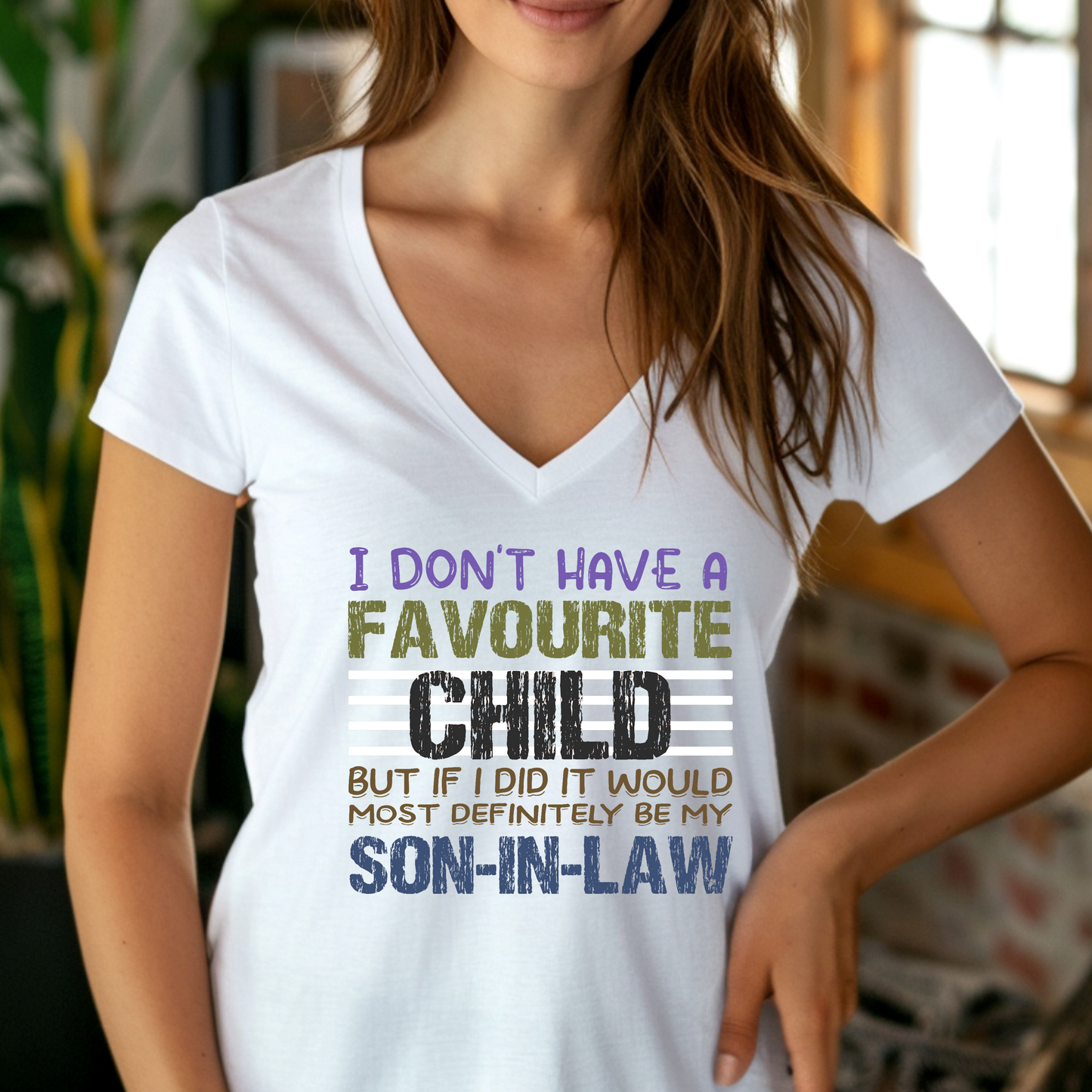 FAVOURITE Child | Unisex Jersey Short Sleeve V-Neck Tee