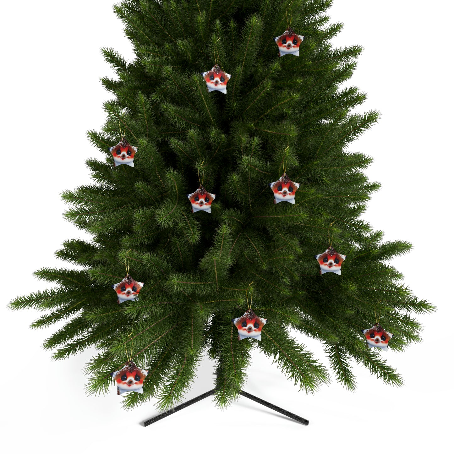 Woodland Creature | Ceramic Christmas Ornaments (1pcs, 5pcs, 10pcs, 20pcs) - 8