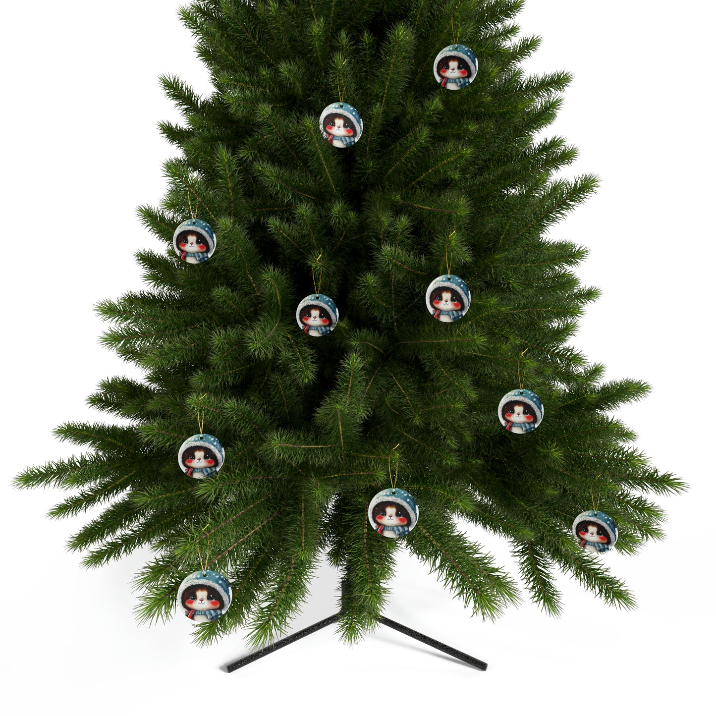 Woodland Creature | Ceramic Christmas Ornaments (1pcs, 5pcs, 10pcs, 20pcs) - 2